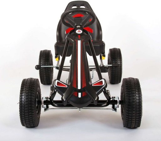 TPFSports Go Kart Rennwagen Schwarz ab 4 Jahren