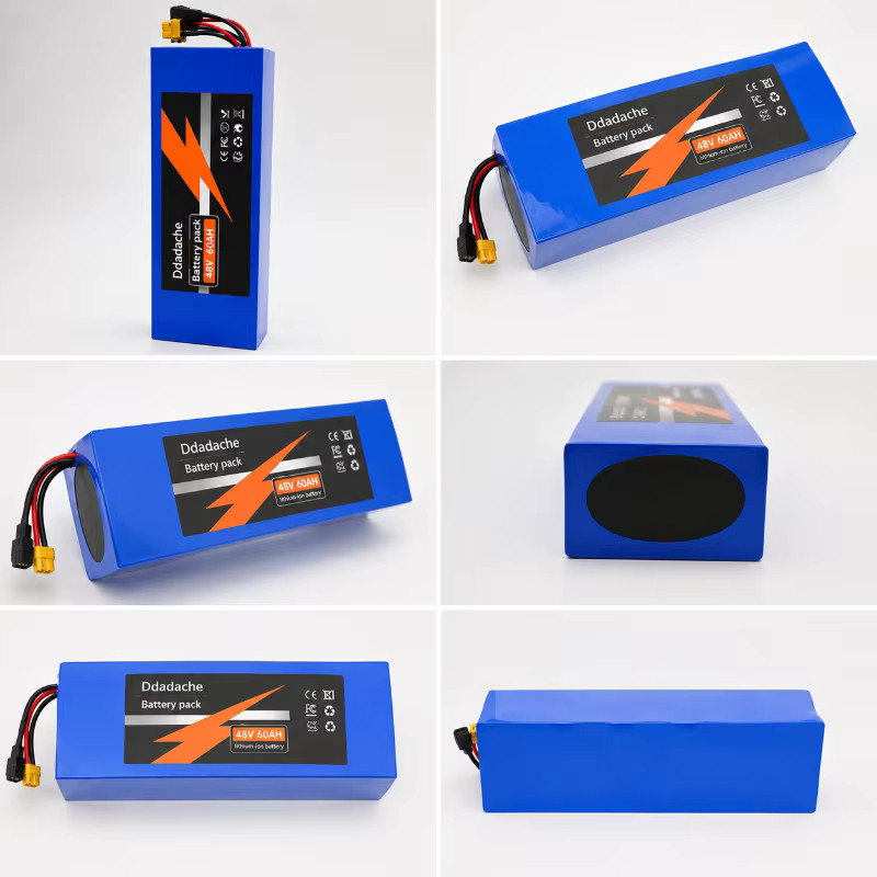 Kugoo 48V Lithium-Akkupack 60Ah 13S4P mit BMS für Elektroroller M4 M4 Pro MaxSpeed, Blau - Bild 3