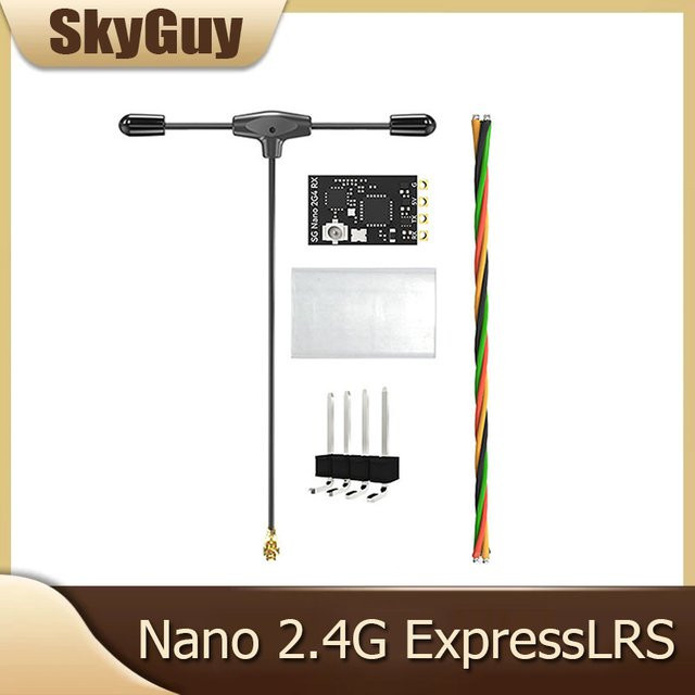 SkyGuy Nano 2.4G ExpressLRS ELRS-Empfänger in Schwarz - Bild 1