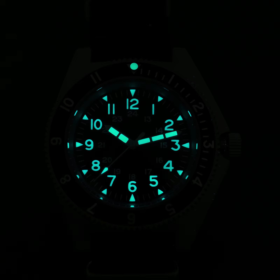 Watchdives Armbanduhr, Quarz, Edelstahl, Schwarz, Saphirglas, Unisex - Bild 5