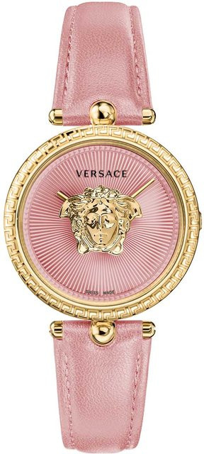 Versace Armbanduhr Palazzo, Quarz, Edelstahl, 34 mm, Pink, Damen - Bild 1