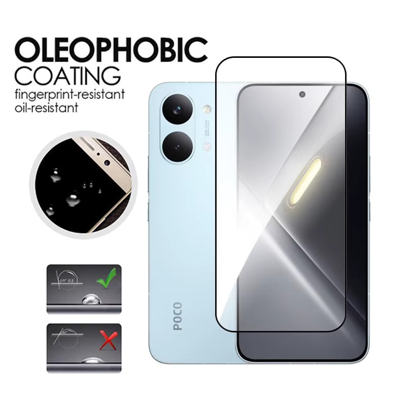 Xiaomi Poco X8 Pro Max 5G Displayschutzfolie aus gehärtetem Glas mit Kameralinsenfolie, transparent - Bild 3