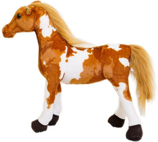 Linyi toy Simulationspferd Plüschtier Puppe, 28cm, bunt/mehrfarbig - Bild 1
