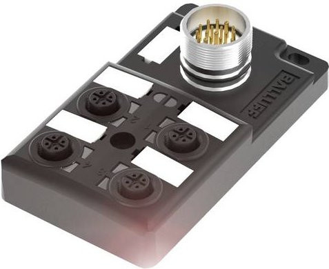 Balluff BPI 4M4A50-2K-B0-SM6LT Sensor/Aktorbox passiv Multipolverteiler in Schwarz - Bild 1