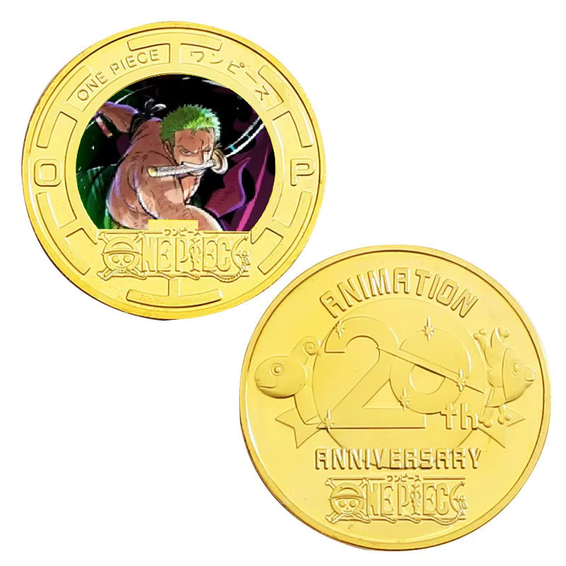 Bandai One Piece Ruffy Gedenkmünze, Abzeichen, Sammlung Münze - Bild 2