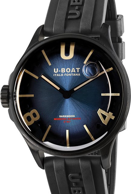 U-Boat Armbanduhr, Quarz, Edelstahl, 40 mm, Blau, Herren - Bild 1