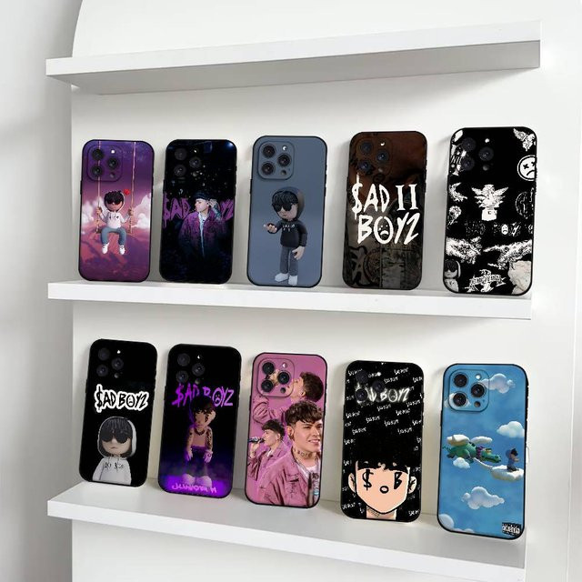 J-Junior H Sad Boyz Handyhülle für iPhone 11 bis iPhone 17 Pro Max und SE Rückseiten-Cover - Bild 1