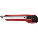Westcott Premium Cuttermesser in Rot und Schwarz mit Rastautomatik, Aufhängeöse und Abbrechvorrichtung, 18 mm - Bild 2