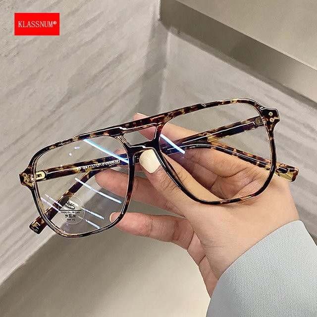 KLASSNUM 2026 Computerbrille, Vollrand, Square, Kunststoff, transparent, Unisex - Bild 1