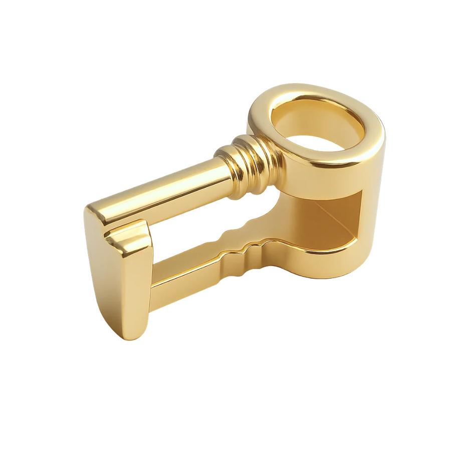 Heideman Charm Schlüssel, Edelstahl, Gold, Unisex - Bild 1