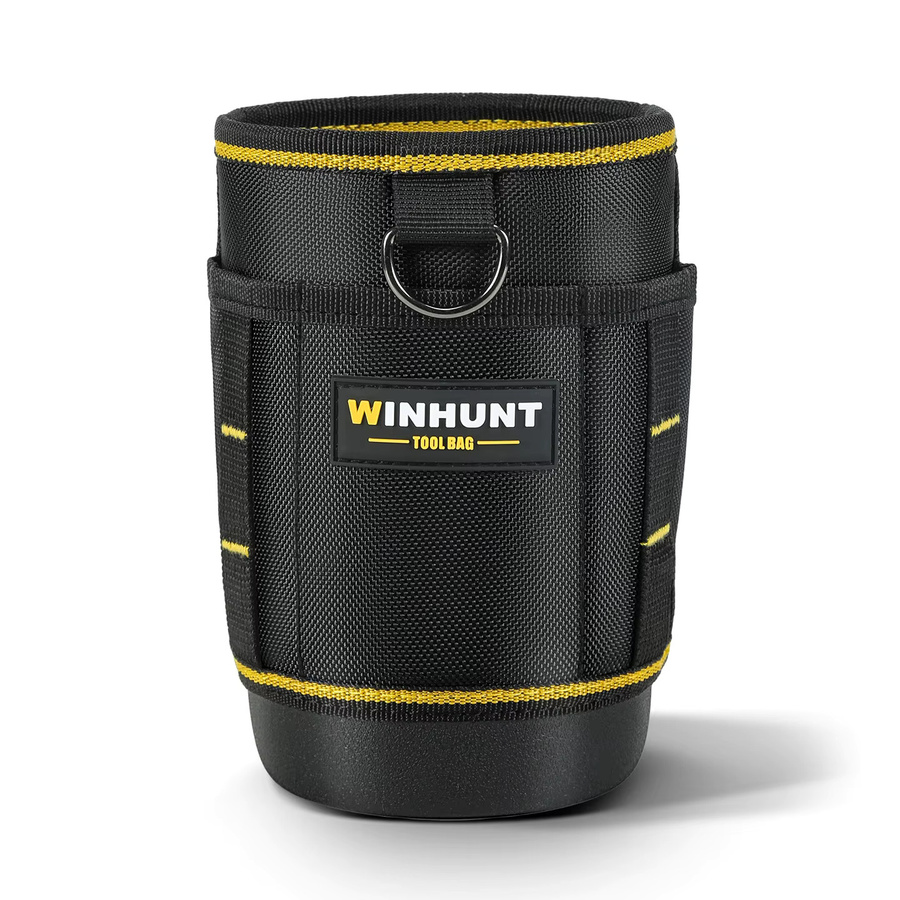 Robuste Werkzeugtasche von WINHUNT in Schwarz mit geformtem Boden und Organizer für Kleinteile - Bild 7