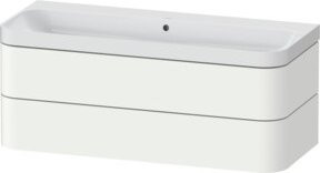 Duravit Möbelwaschtisch Happy D.2 Plus in Weiß Matt mit 2 Schubladen, B/T: 117,5 x 49 cm - Bild 1