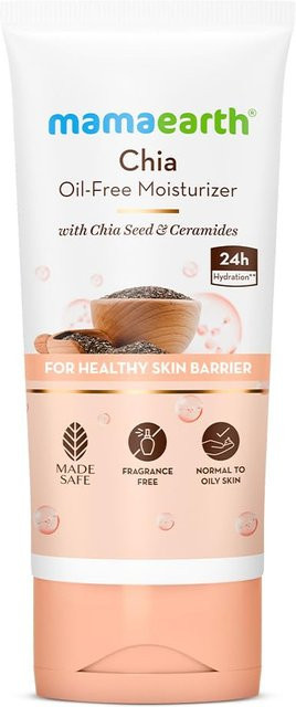 Mamaearth Chia Ölfreier Feuchtigkeitsspender mit Ceramiden & Chiasamen, 80g - Bild 1