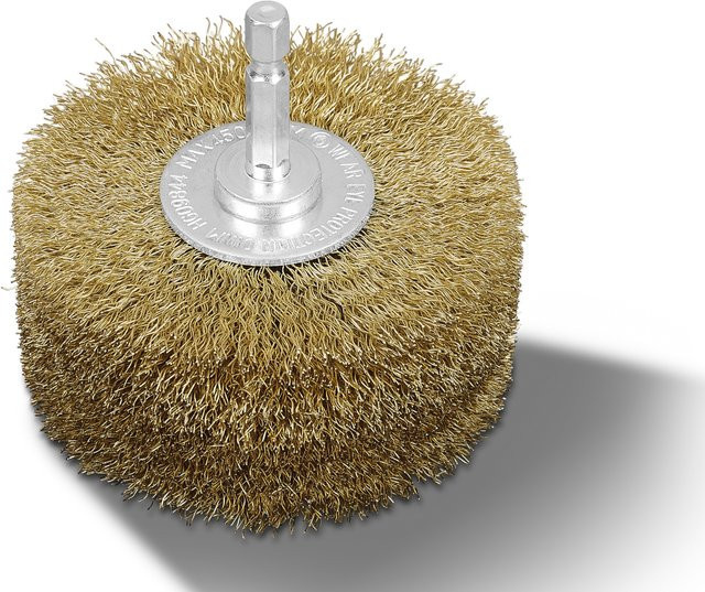 Parkside Holz-Struktur-Bürste für die Holzbearbeitung in Gold und Steel - Bild 1