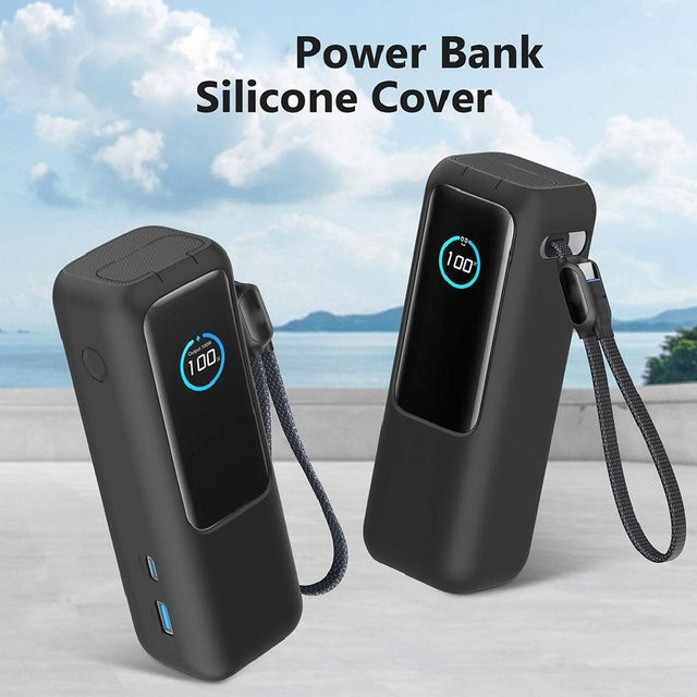 Silikon-Schutzhülle für Anker Zolo Power Bank 25000 mAh, staubdicht und rutschfestes Zubehör - Bild 1