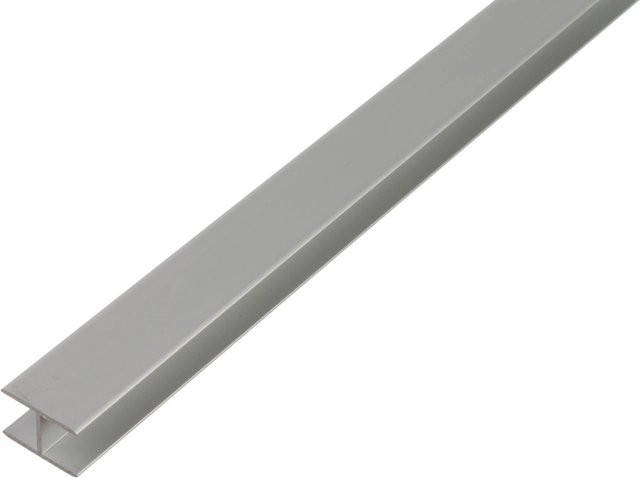 GAH Alberts H-Profil Aluminium eloxiert Silber B/T/H: 20 x 20 x 2000 mm - Bild 1