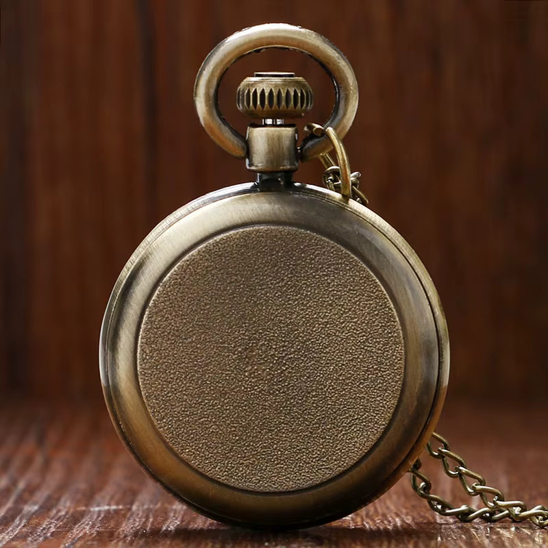 Taschenuhr Bronze, Messing, Quarz, Unisex - Bild 2