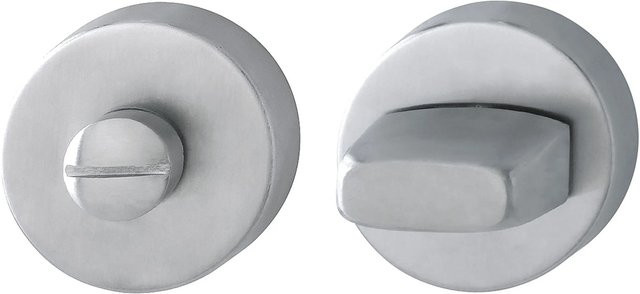 AnsaPro WC-Rosette Hudson aus Edelstahl in Silber inklusive Montageset - Bild 1