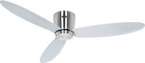 CasaFan ECO PLANO II 132 BN-SI WiFi Deckenventilator in Chrom gebürstet mit Fernbedienung, App-Steuerung und Timer - Bild 1