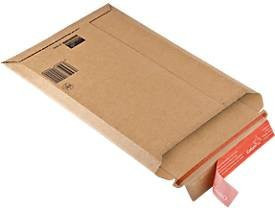 ColomPac Rigid Plus Versandtasche aus Wellpappe, braun, B/H/T: 23,5 x 34,0 x 3,5 cm, 20 Stück - Bild 3
