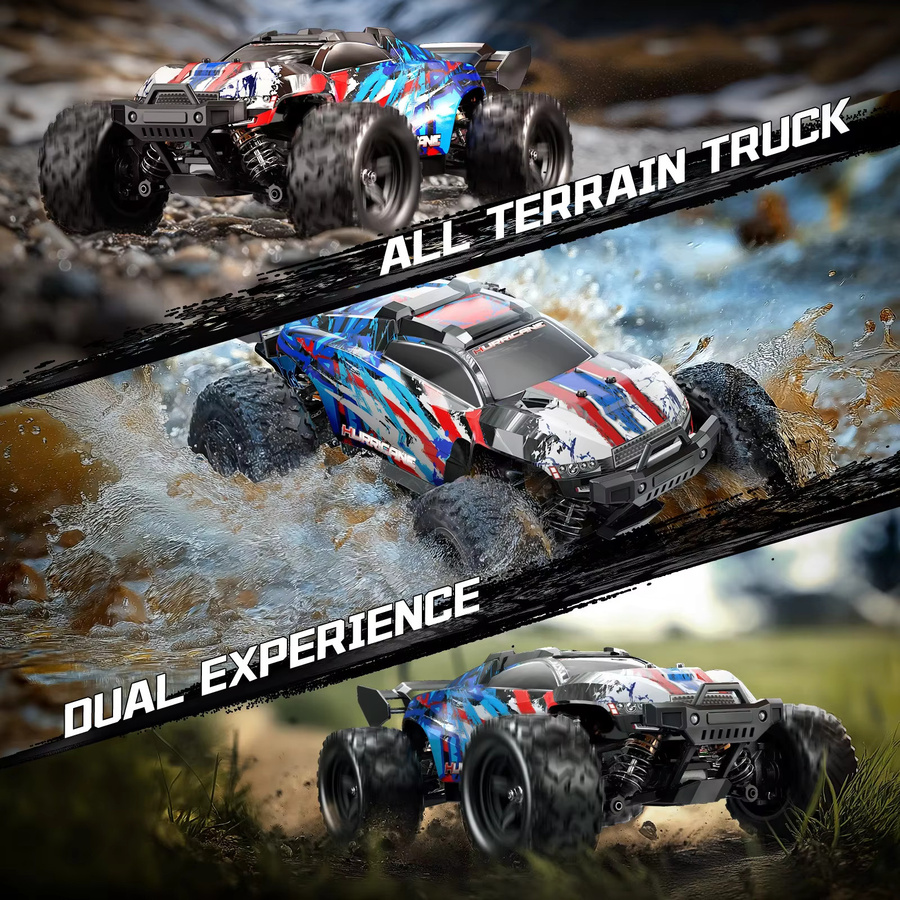 Womaqu 4x4 RC-Auto, ferngesteuertes Offroad-Auto, Maßstab 1:18, 2 Batterien - Bild 2
