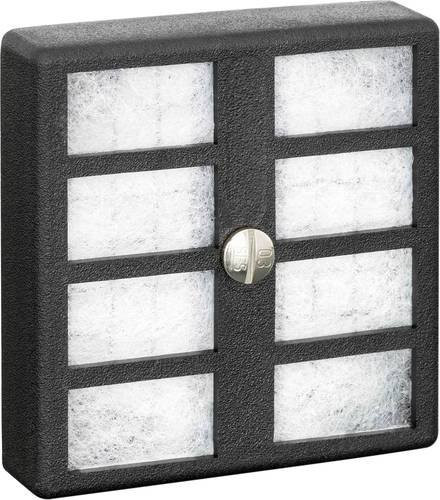 EBM Papst Lüftergitter FF 119 in Schwarz, B: 11,9 cm, H: 11,9 cm - Bild 1