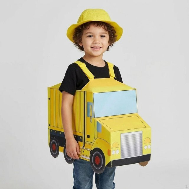 Magideal Engineering Vehicle, Spiel-Halloween-Kostüm, Gelb - Bild 1