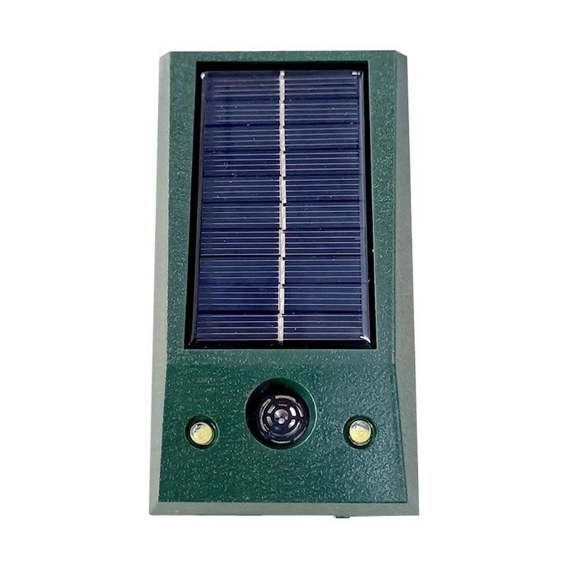 Lanzhong home life Solar Ultraschall Katzenabwehr und Vogelabwehr IP66 Wasserdicht, Grün - Bild 7