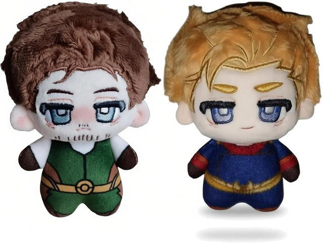 Hot Toys The Boys Homelander und The Deep, Plüsch-Anime-Figur, Stofftier-Schlüsselanhänger - Bild 1