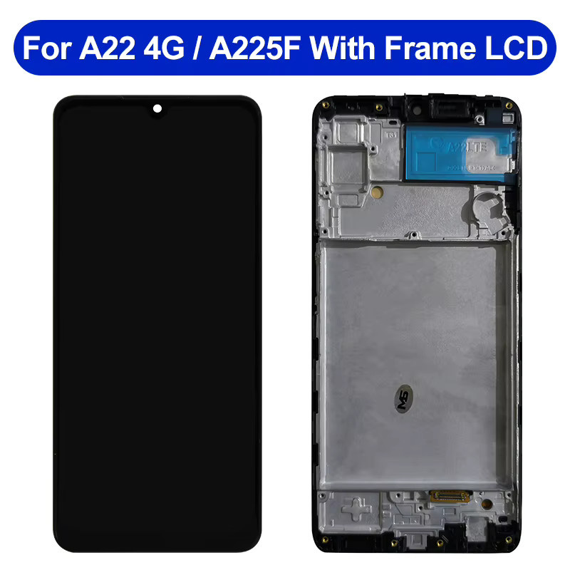 Samsung Galaxy A22 4G A225F A225M OLED Display mit LCD Touchscreen Digitizer Baugruppe in Schwarz - Bild 4