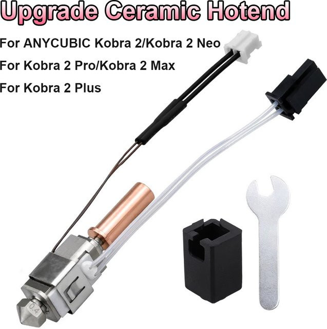 Anycubic Upgrade-Hotend-Kit für Kobra 2, Kobra 2 Neo, Pro, Max und Plus mit 24 V 60 W Keramikheizung für den 3D-Drucker-Druckkopf - Bild 1
