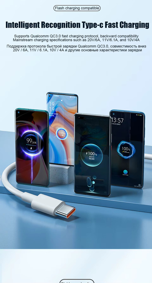 Xiaomi 67W USB-C Superschnellladegerät Netzteil mit Typ-C-Kabel in Weiß - Bild 2