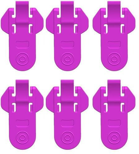6er Set Pavo Dosenöffner und Flaschenöffner aus rostfreiem Edelstahl in Bunt und Purple - Bild 1