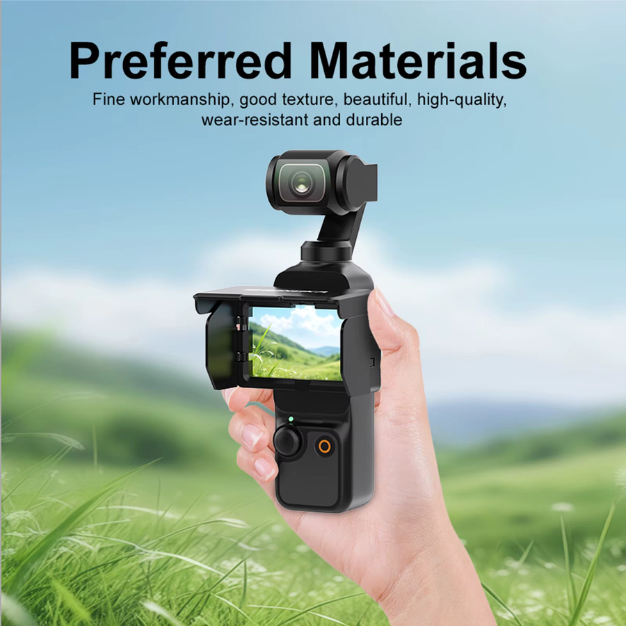 Sheingka Sonnenschutz-Objektiv-Schutzhülle für DJI OSMO Pocket 3 in Schwarz - Bild 3