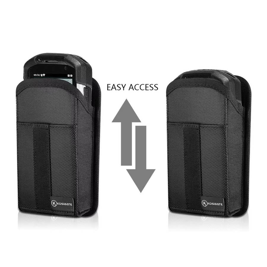 Kosibate Scanner Holster Tragetasche in Schwarz für Zebra TC77 TC70 TC75x TC75 TC7Ox TC72 M60 MC67 - Bild 3