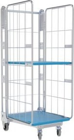 HMH nestainer 1630 KU Behälter blau B: 73,0 cm, H: 84,5 cm, 3-seitig inkl. ZWB - Bild 1
