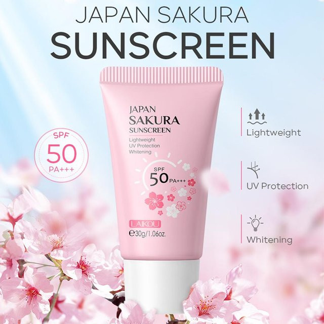 LAIKOU Sakura Sonnencreme LSF 50, Gesicht und Körper, Unisex - Bild 1