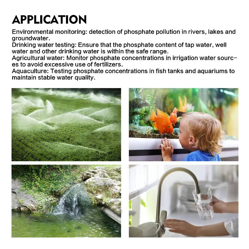 Yieryi Phosphat-Teststreifen für die Wasserqualität, 50 Stück, Messbereich 0–1000 ppm, ideal für Aquarium, Pool, Garten und Trinkwasser - Bild 2