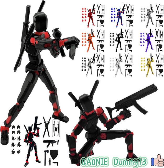 Titan 13 Lucky 13 Actionfigur, 3D-gedruckte bewegliche Nova 13 Figur für Home Decor - Bild 1