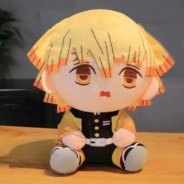 Yiran toy Kimetsu No Yaiba Kamado Tanjirou Neko Zenitsu Kyoujurou, Plüschpuppen, 20cm, ab 14 Jahren - Bild 1