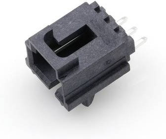Molex Stiftgehäuse-Platine in Schwarz mit einem Rastermaß von 2,54 mm - Bild 1