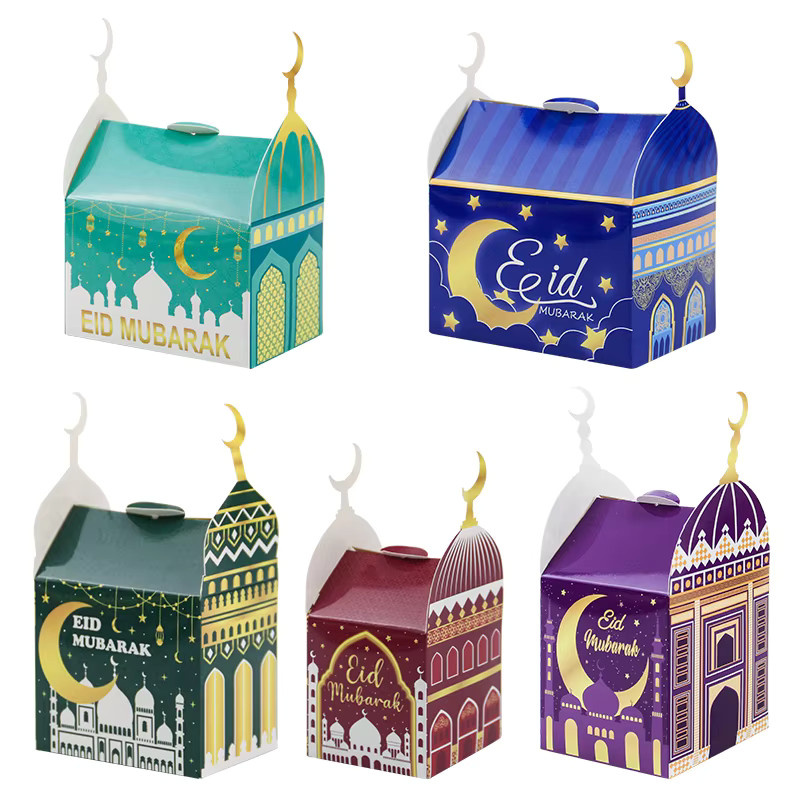 30 Stück Ramadan Adventskalender als leere, befüllbare Geschenkboxen für den Eid Mubarak Countdown, Multicolor, aus Papier - Bild 5