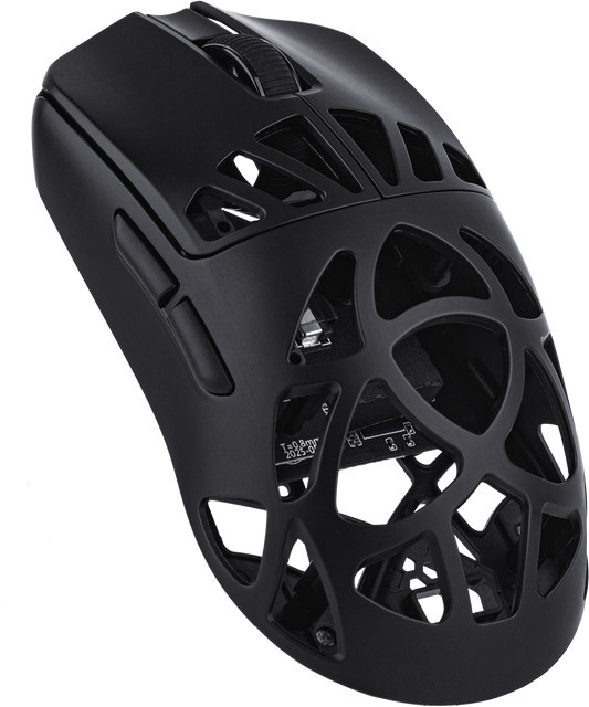 EPOMAKER Carbon X Gaming Maus Schwarz mit PAW3950 Sensor, 400 bis 30.000 DPI, Kabellos via 2.4G oder Bluetooth sowie Kabelgebunden für PC, Mac und Linux - Bild 1