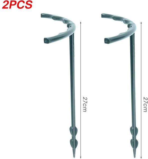 YWZT Home Depot Pflanzenschutz Rahmen aus Kunststoff für Gewächshäuser und Kletterpflanzen, 2er-Set Halbkreis Haltestangen für Blumen und Reben - Bild 1
