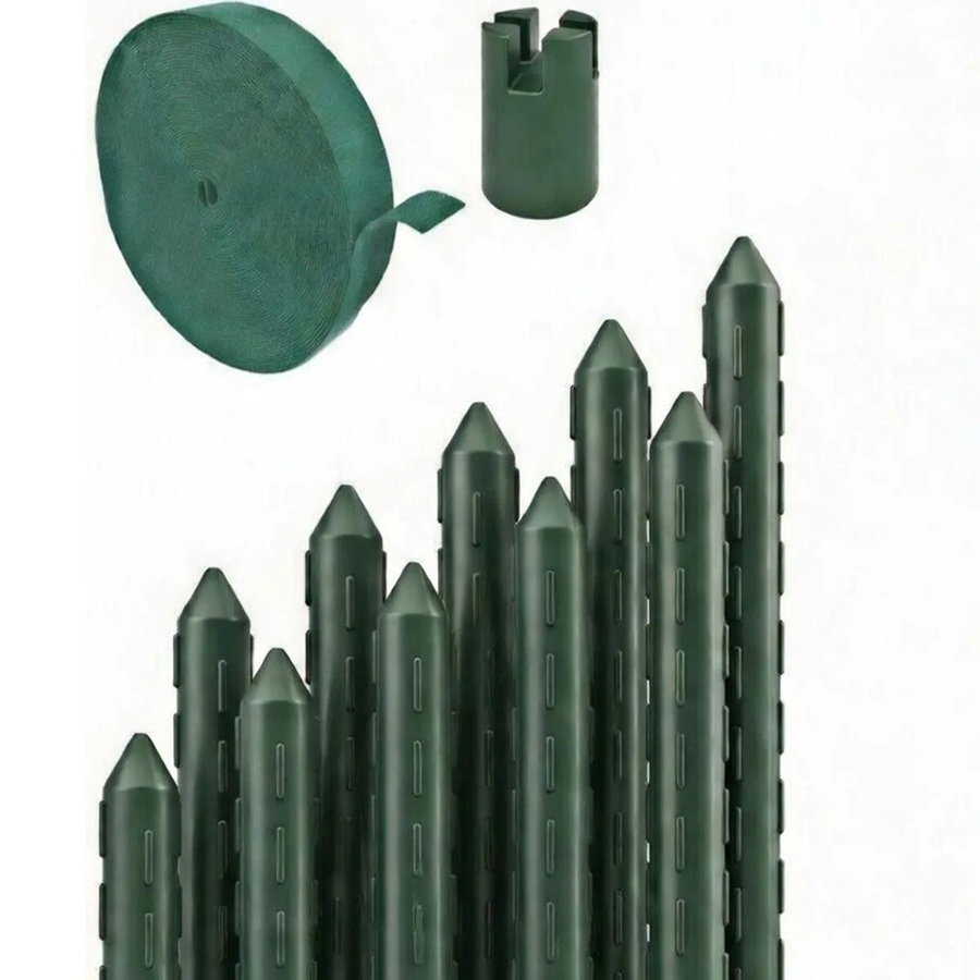TTL GARDEN Rankstäbe 10er Set, grün, Kunststoffbeschichteter Stahl, Höhe: 90 cm - Bild 2