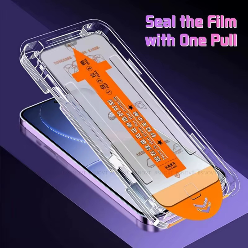 OPPO Reno 15F Displayschutzfolie aus gehärtetem Glas, transparent, 9H Härtegrad, vollflächig klebend - Bild 3