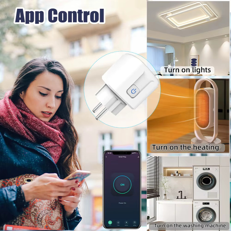Smart Socket EWeLink Wifi Steckdose mit Stromüberwachung und Timer in Weiß für Google Home und Alexa - Bild 4