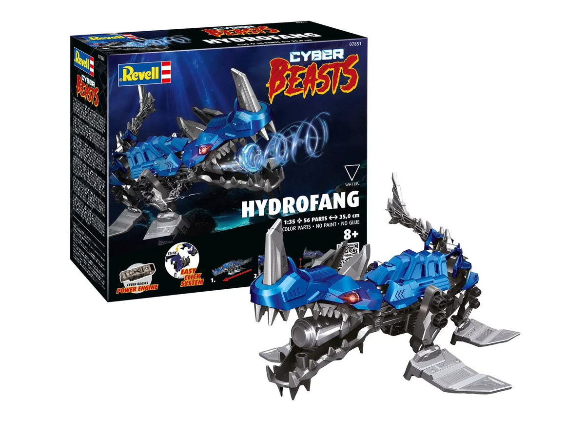 Revell CyberBeasts HydroFang, Science Fiction Bausatz, 1:35, ab 8 Jahren - Bild 2