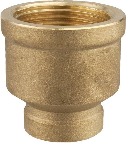 Cornat Reduziermuffe aus Messing in Gold mit Innengewinde 1/2 Zoll - Bild 1
