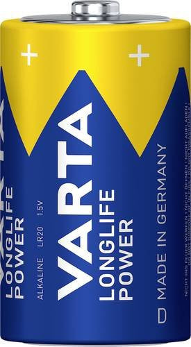Varta Longlife Power D Mono Alkali-Mangan Batterien, 1.5V, 15800 mAh, 20 Stück - Bild 1